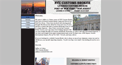 Desktop Screenshot of nyccustomsbroker.com